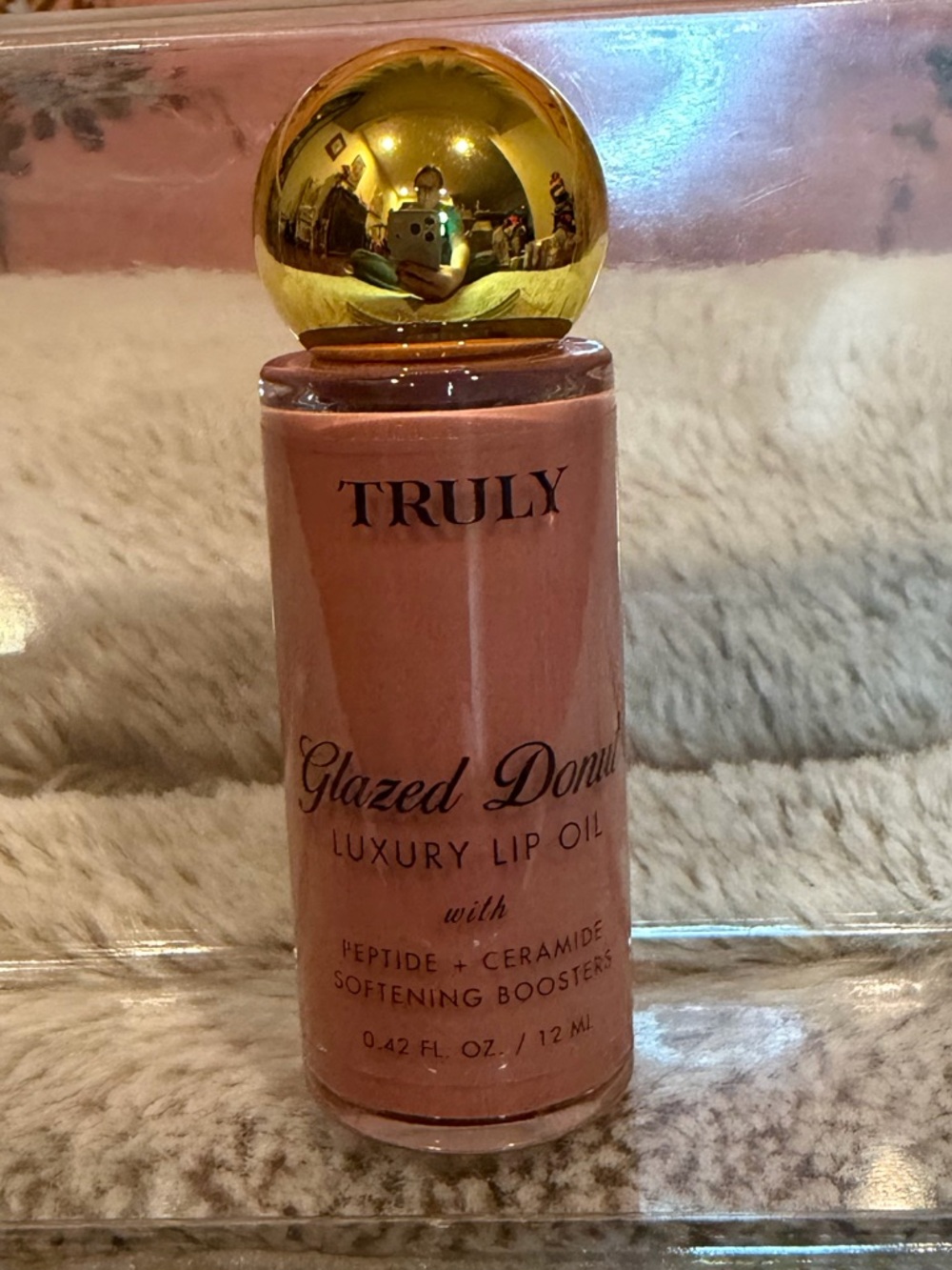Truly Glazed Donut Luxury Lip Oil with Peptide + Ceremide Softening Boosters